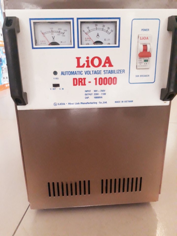 Ổn Áp Lioa DRI-10000 Dải 90-250V Hàng Mới Xả Kho