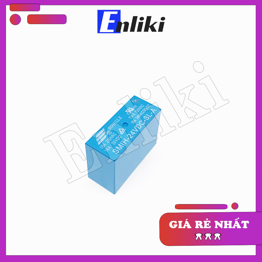 Relay 16A 6 Chân SMIH-24VDC-SL-A