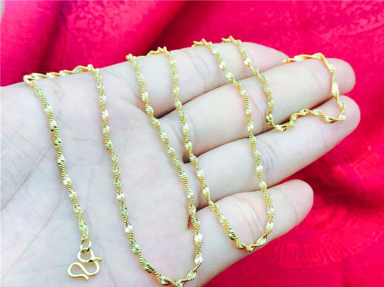 Dây chuyền nữ dạng xoắn cao cấp.
