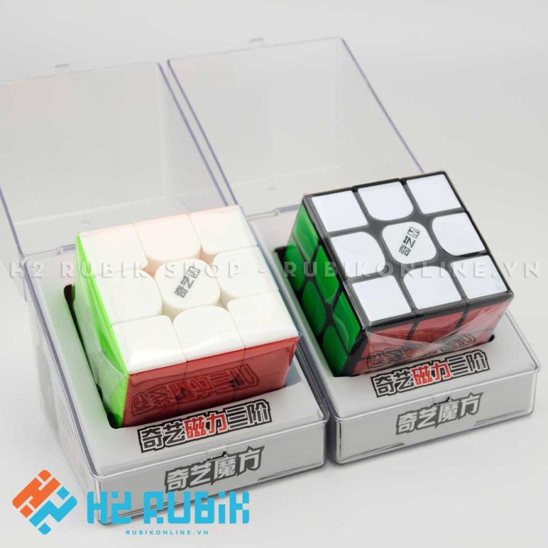 [Siêu Rẻ] Rubik 3X3 Qiyi Ms 3X3 Magnetic (Có Nam Châm Sẵn) - Rubik Chính Hãng Xoay Trơn Chuyên Nghiệp