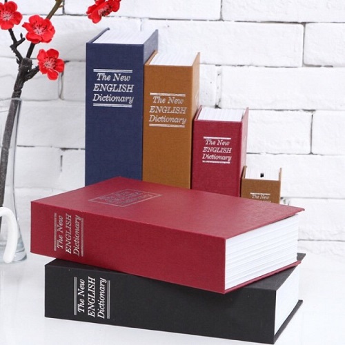 Két sắt hình quyển sách 18x11.5x5.5cm