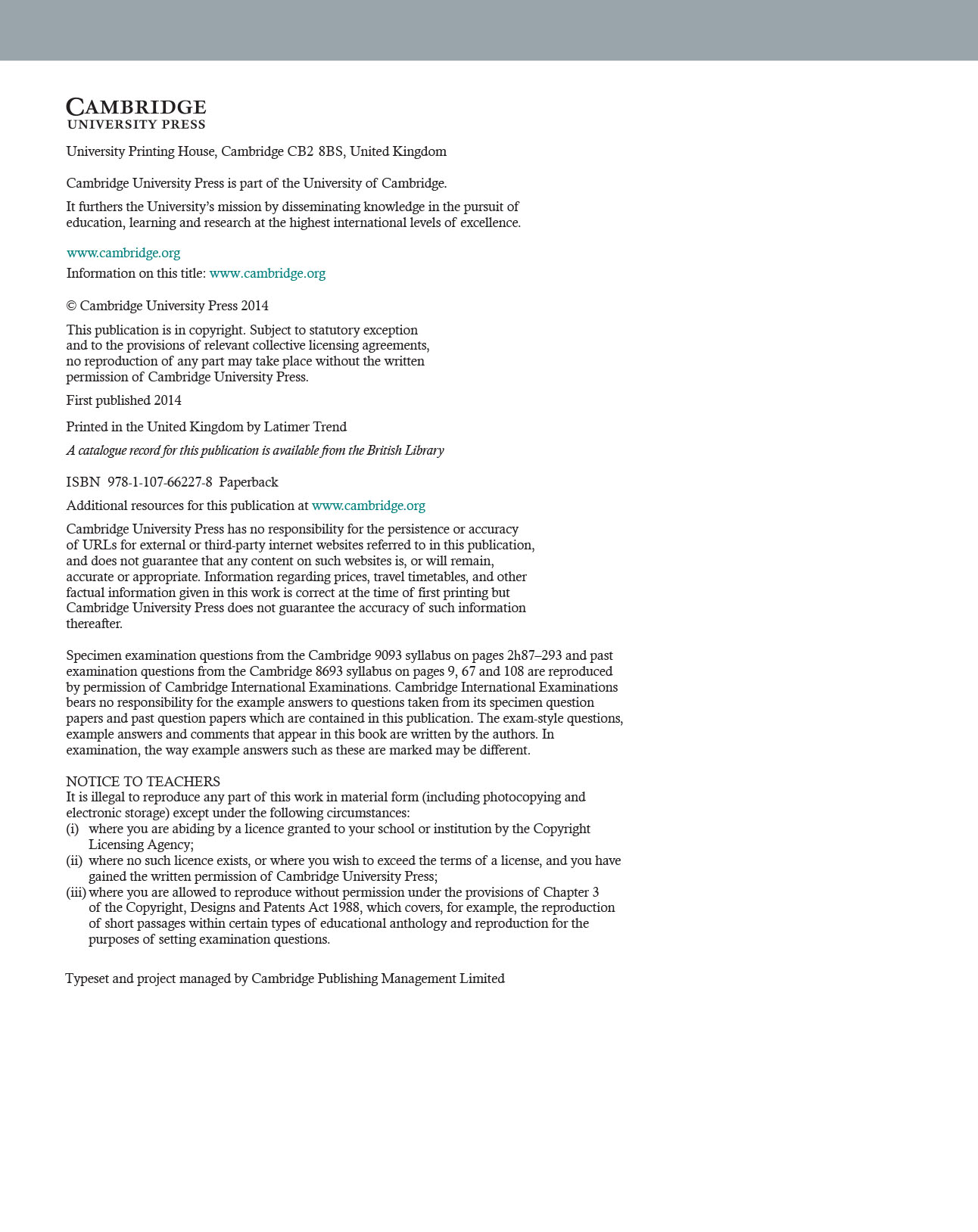 Cambridge International AS and A Level English Language Coursebook [ màu ]
