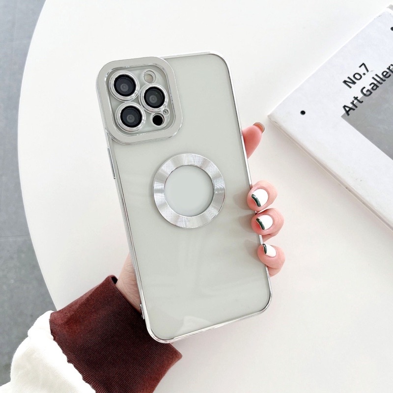 Ốp Lưng Iphone Hở Táo - Bảo Vệ Cam - Xi Viền Cực Đẹp