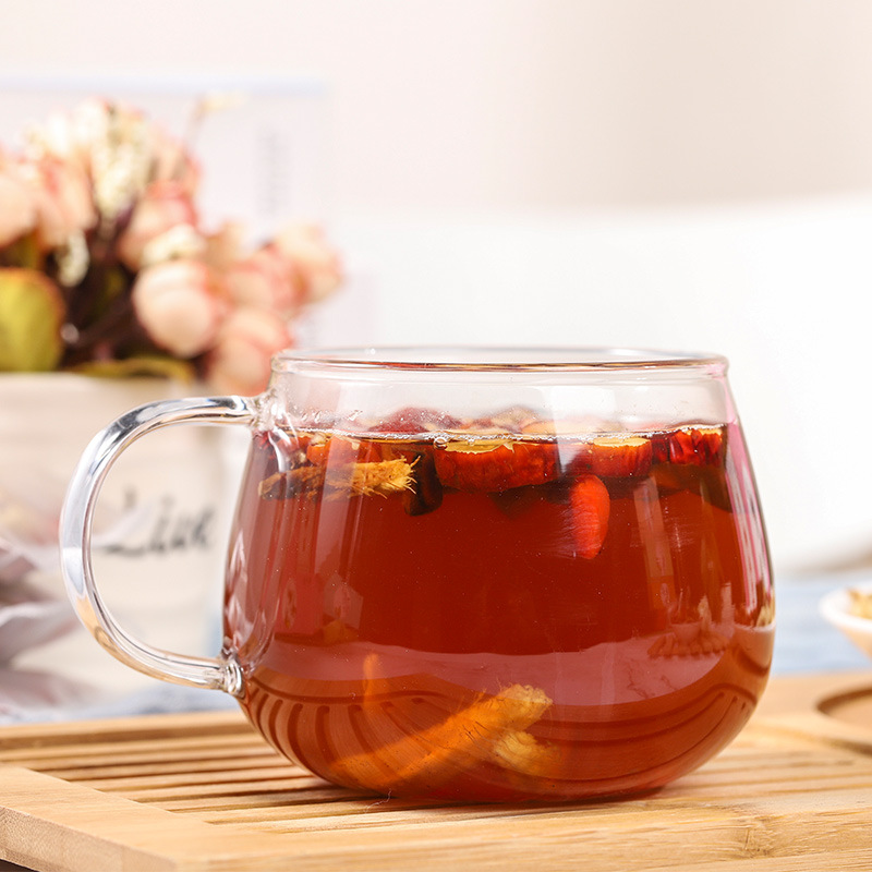 Trà gừng táo đỏ đường nâu