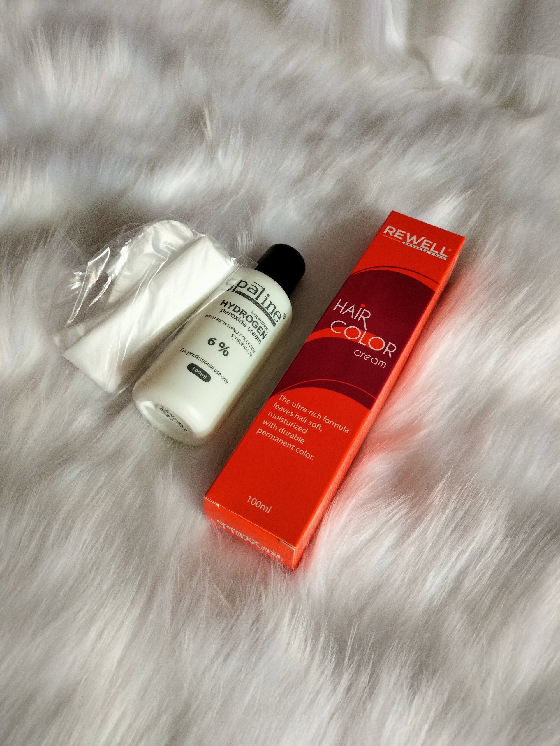 Combo nhuộm Rewell, oxy, bao tay