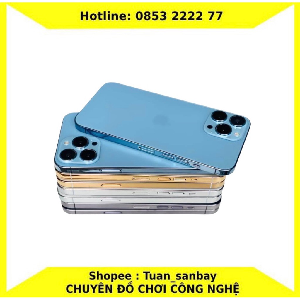 Mô hình trưng bày iP 13pro, 13promax màu xanh, trắng, đen, vàng