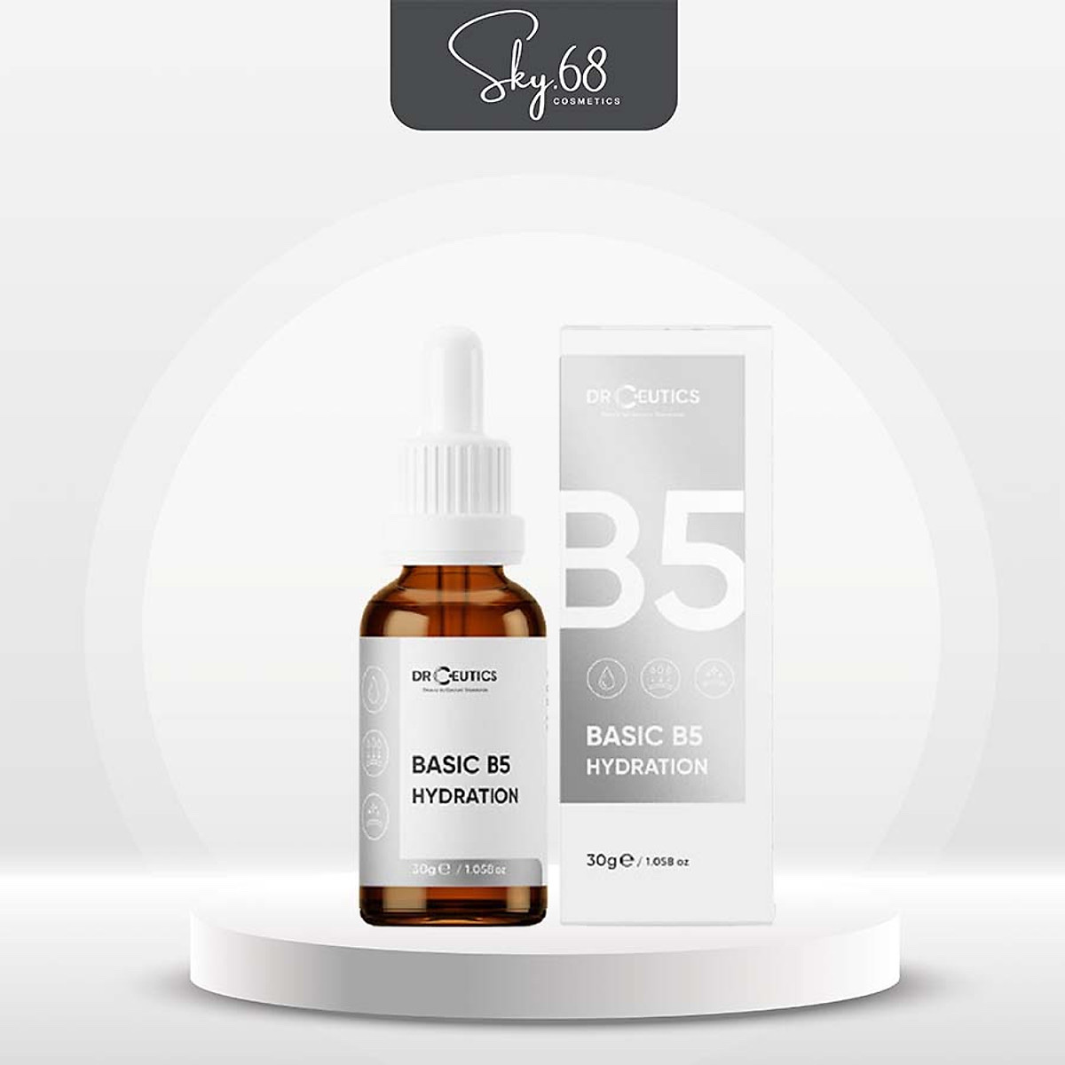Serum DrCeutics Basic B5 Hydration 5% Cho Da Dầu Mụn 30ml - BBon Beauty Chính hãng