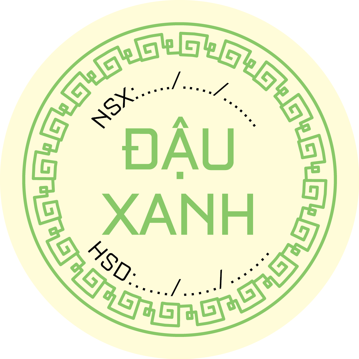 100 Tem dán bánh trung thu tròn 3cm - mẫu 8