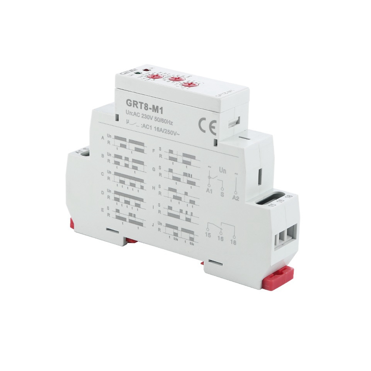 On Off Delay Relay GRT8-EC Dual Function Time Relay - On/Off Delay ...