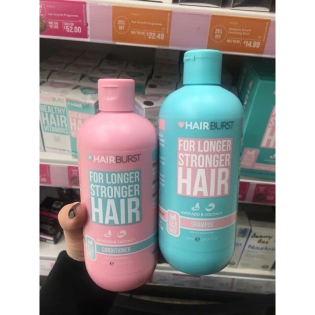 Bộ gội xả kích thích mọc tóc Hairburst