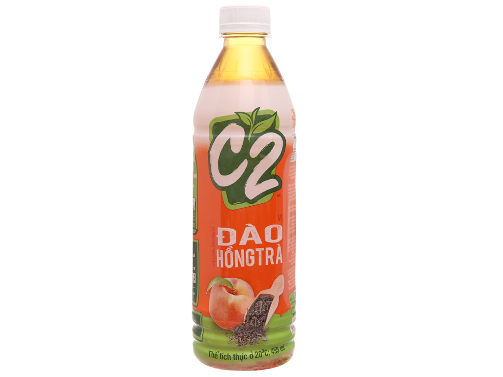 6 chai hồng trà đào C2 455ml