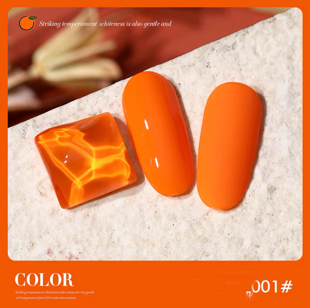 Sơn gel AS lẻ 6 màu cam đất TT