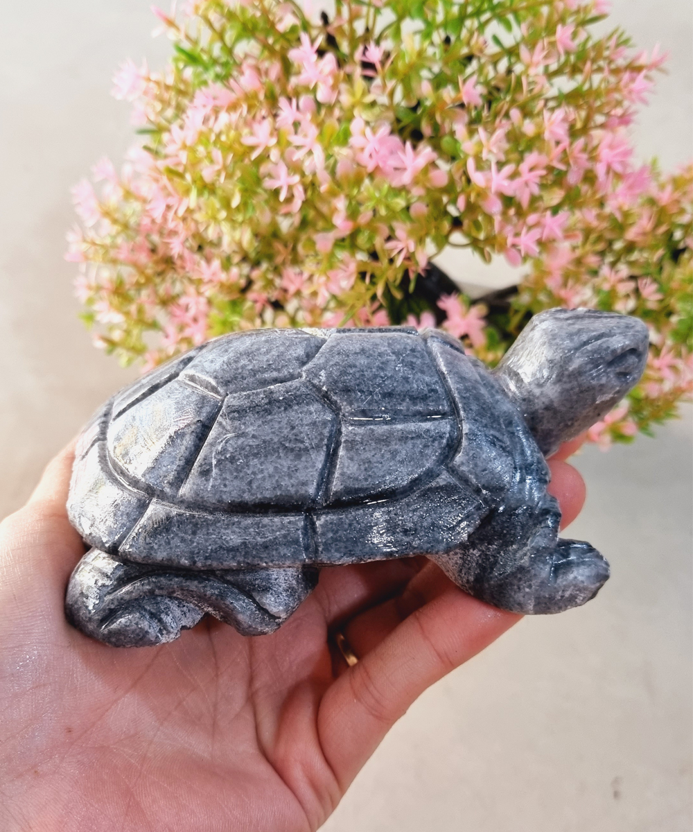 [HCM](Chọn màu) Cụ Rùa bằng đá tự nhiên size 12cm