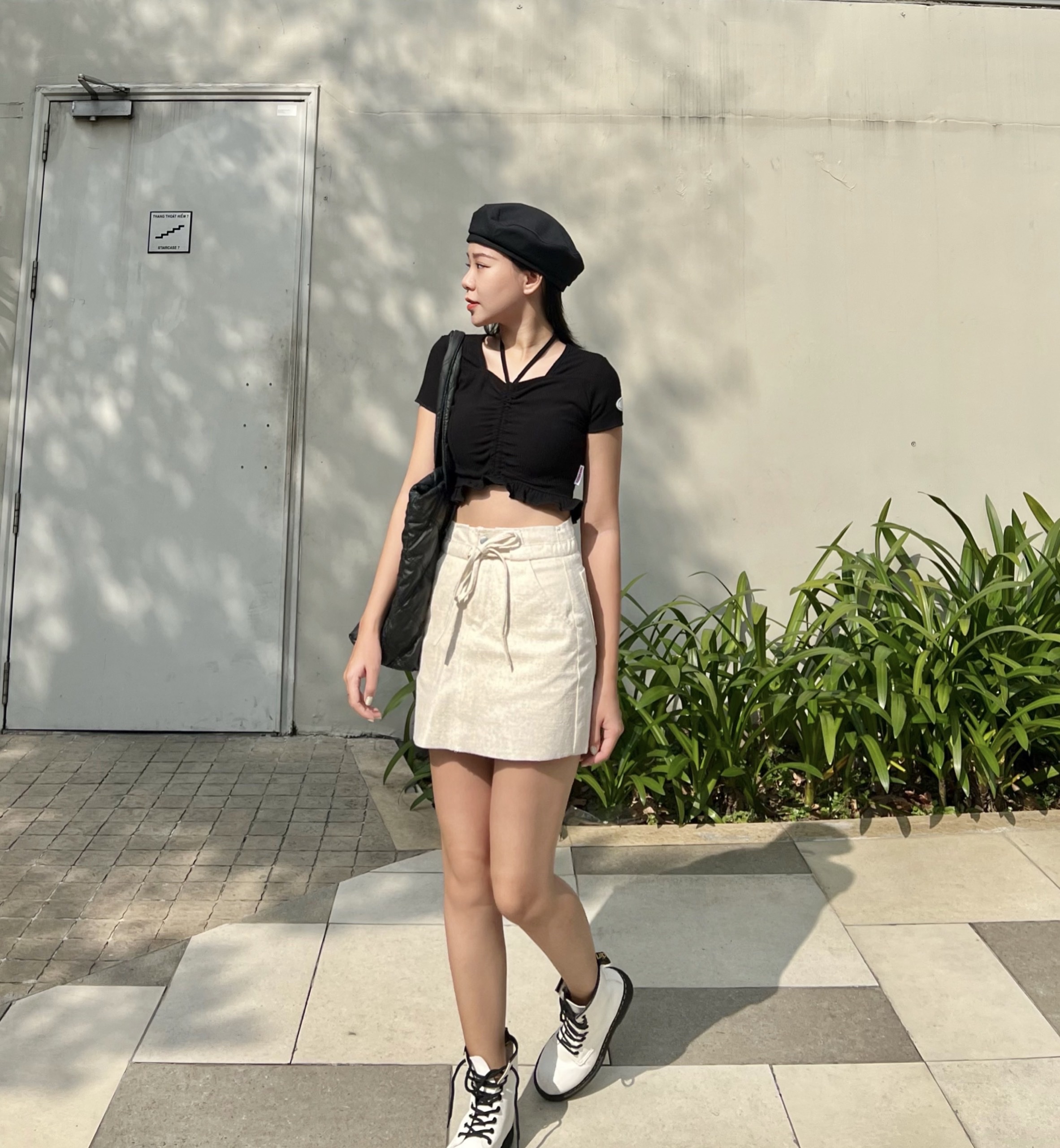 Croptop Bèo Thắt Nơ // 19DEGREES