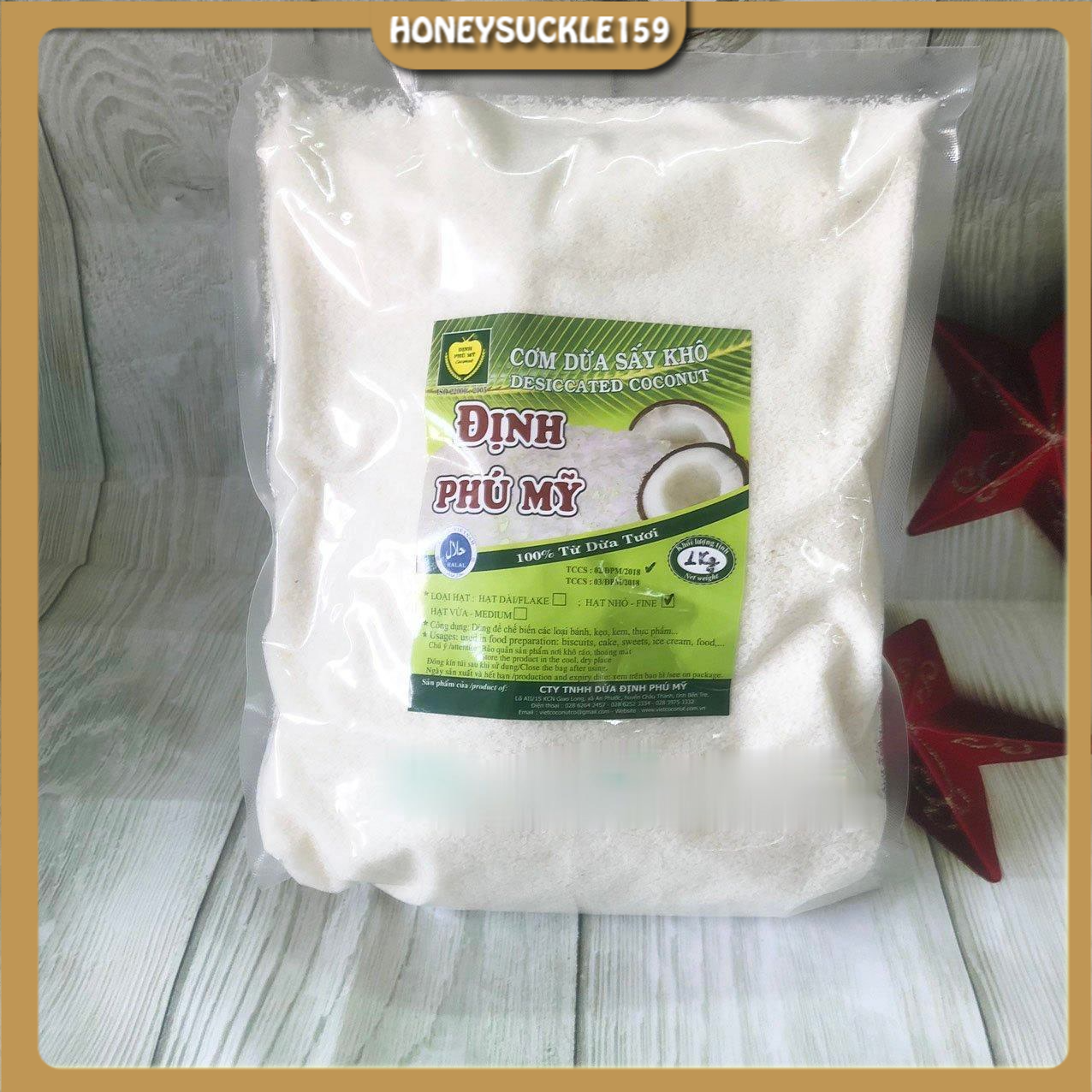 1kg cơm dừa,vụn dừa sấy khô thơm ngon đặc biệt