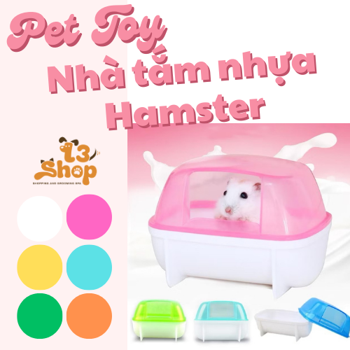 Large Plastic Bathroom for Hamsters - T3 Pets Shop