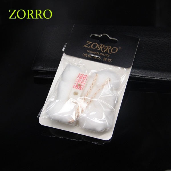 [Hoàn Tiền 10%] ( Loại Tốt ) SET Bông Gòn Zorro Thay Cho Bật Lửa Zippo, Bật Lửa Xăng ( Kèm Chặn Xăng Và Bấc) - Nắng Hạ