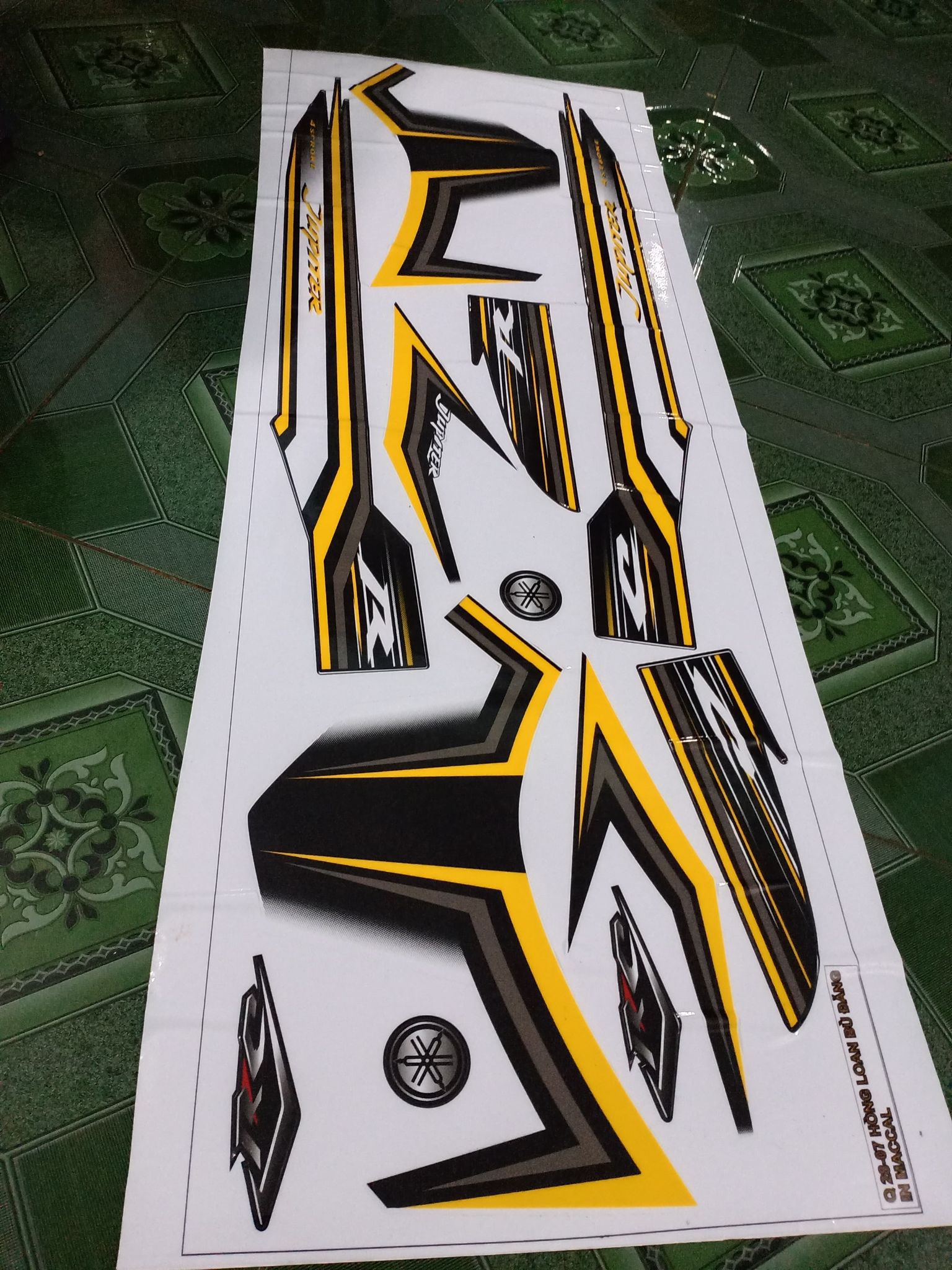 tem rời jupiter RC fi đen vàng