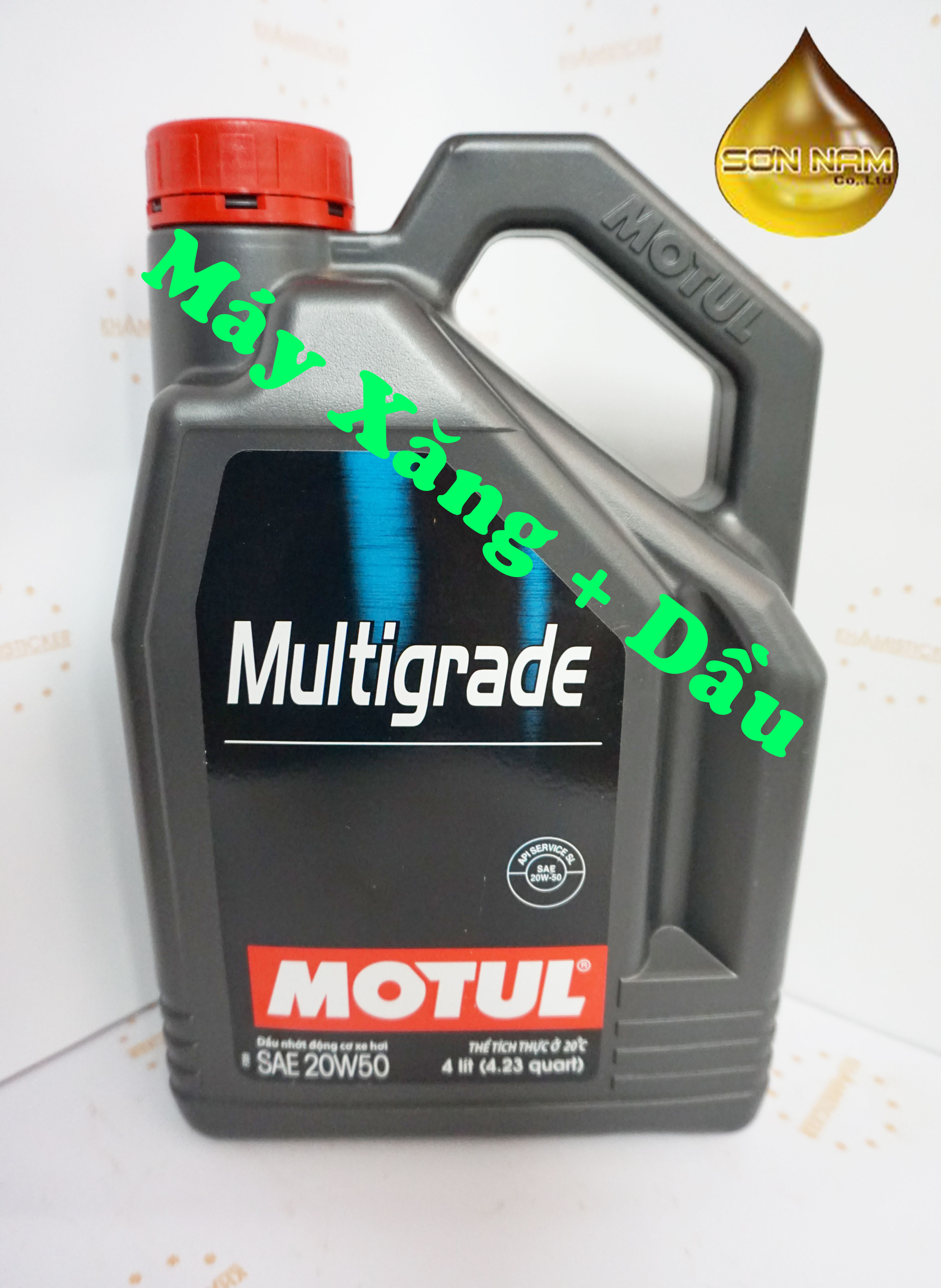 Dầu nhớt xe hơi oto Motul Multigrade 20W50 API SL/CF 4lit