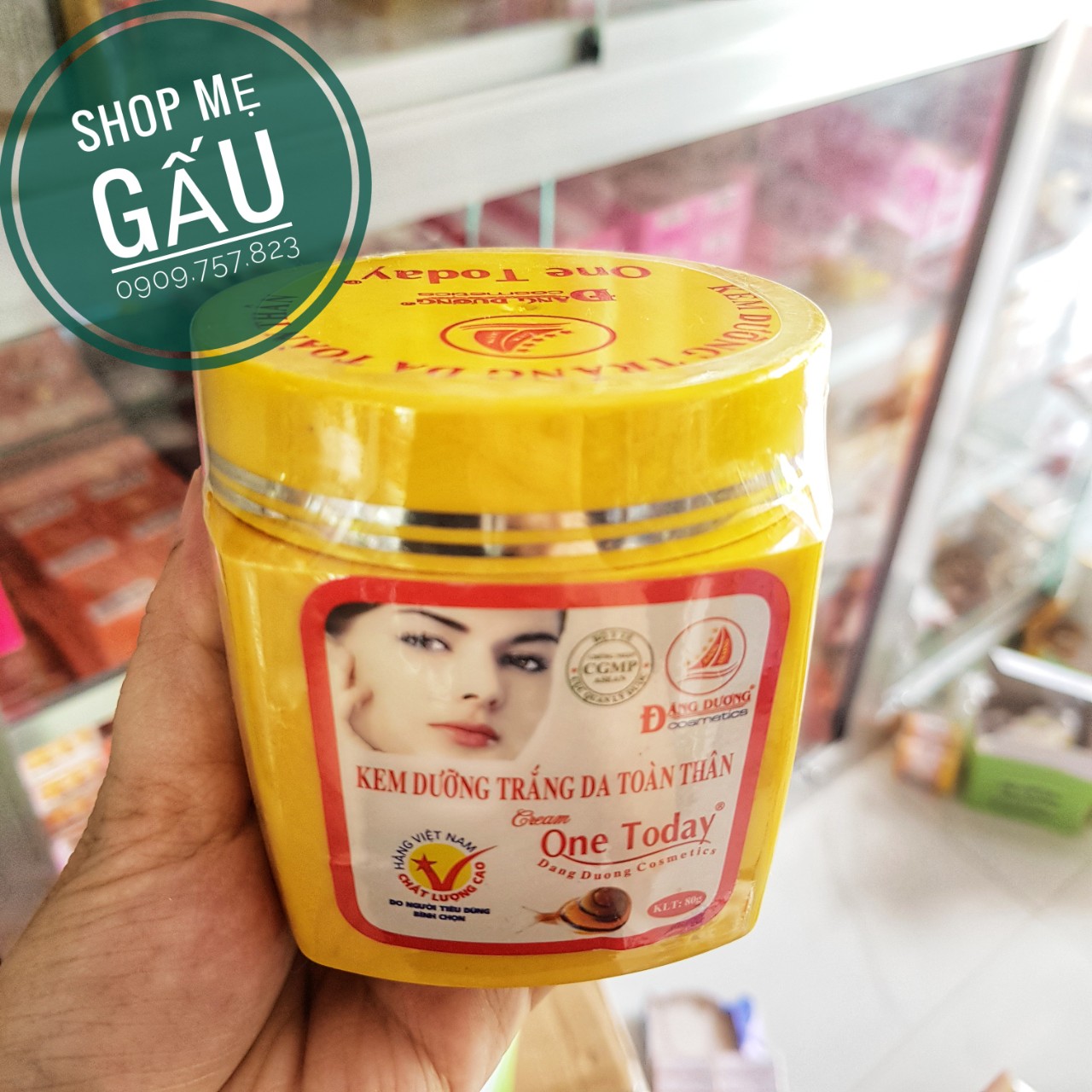 Kem dưỡng trắng da toàn thân one today 80g