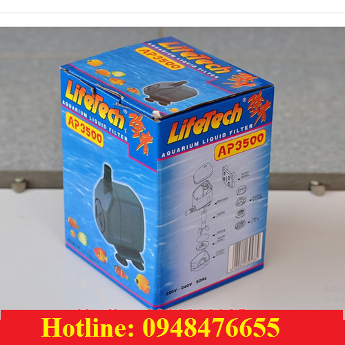 [HCM]Máy Bơm Bể Cá 60W Ap3500 - Lifetech Ap3500