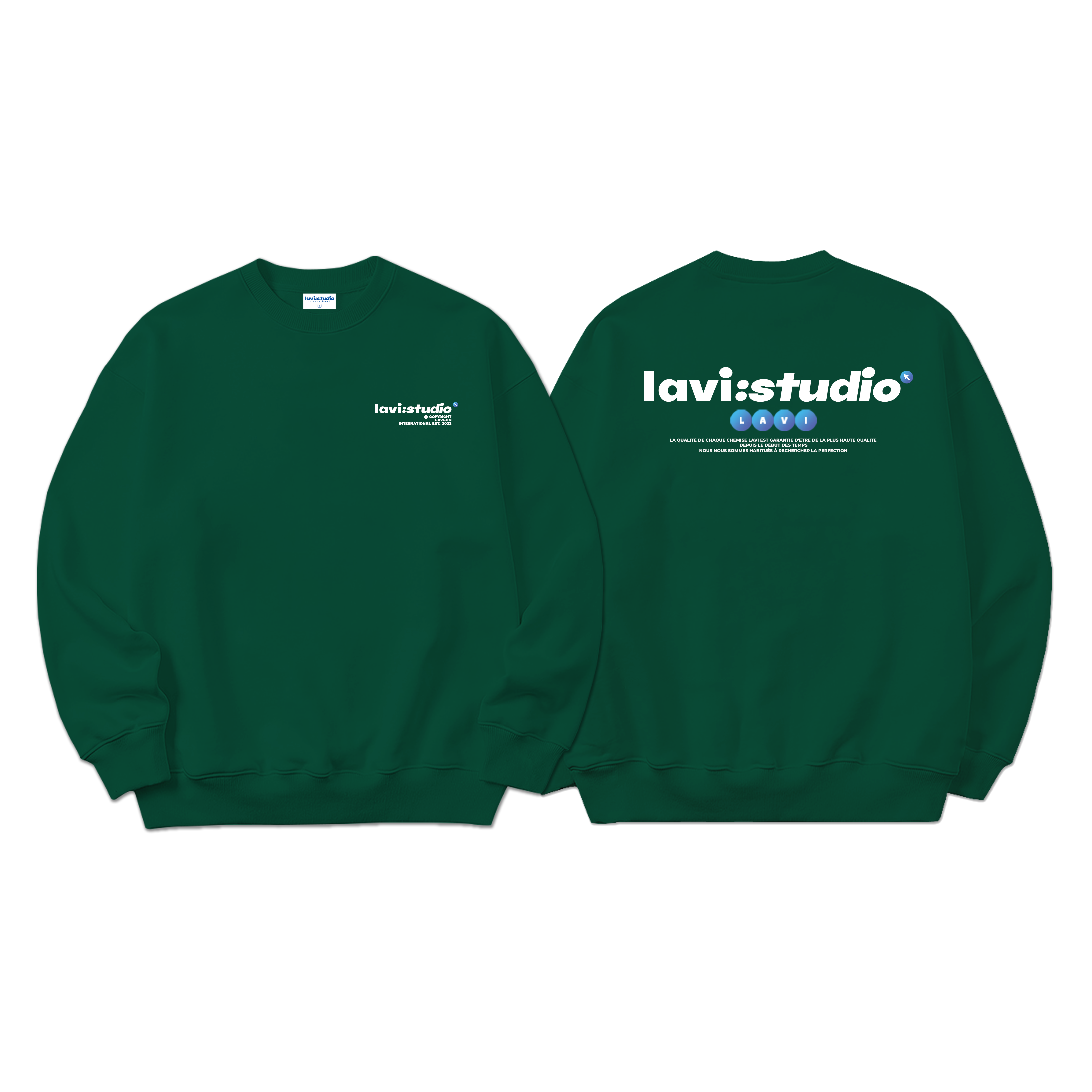 Áo Sweater Form rộng Lavi - Studio nỉ chân cua