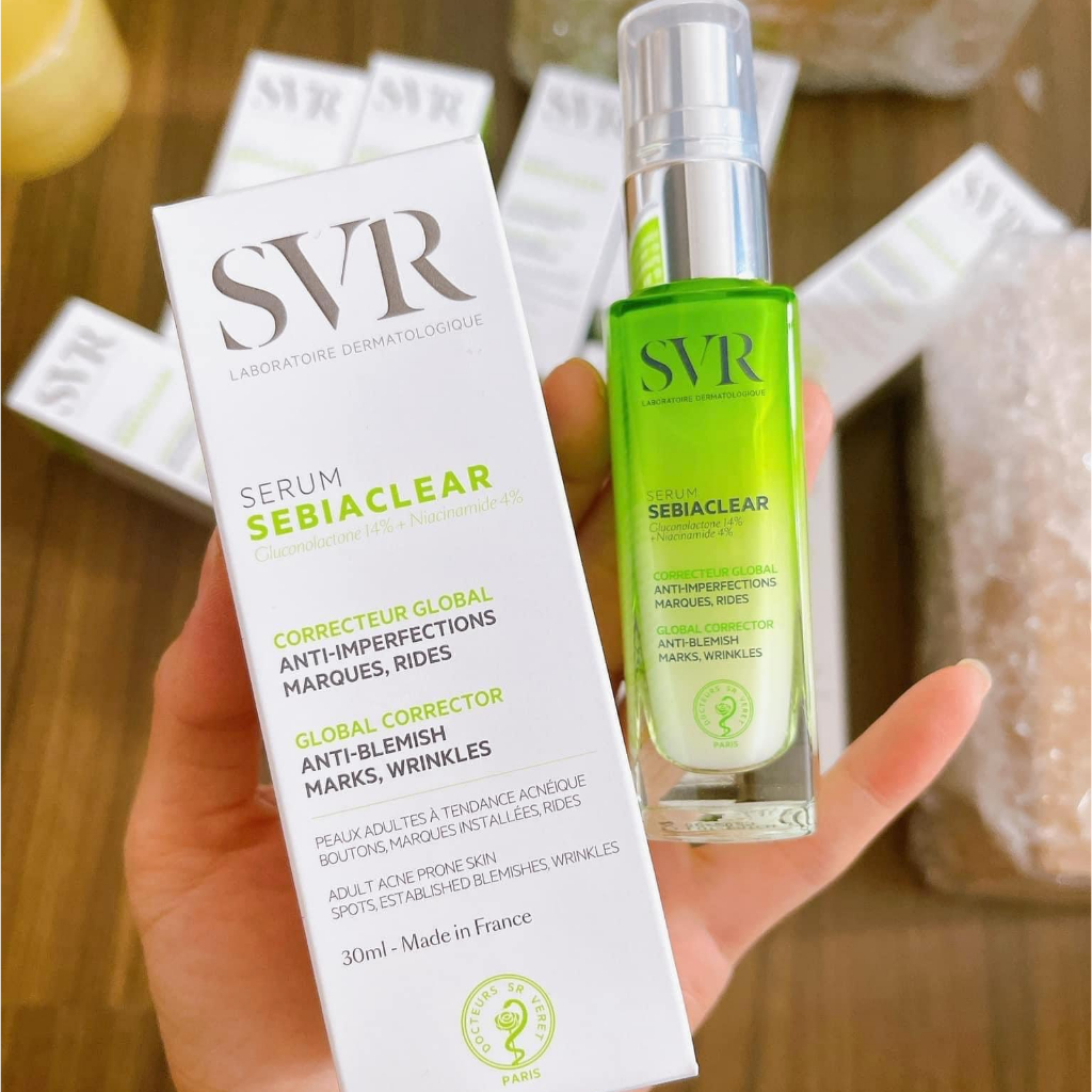 Tinh Chất Serum Giảm Mụn, Mờ Thâm SVR Sebiaclear Serum 30ml