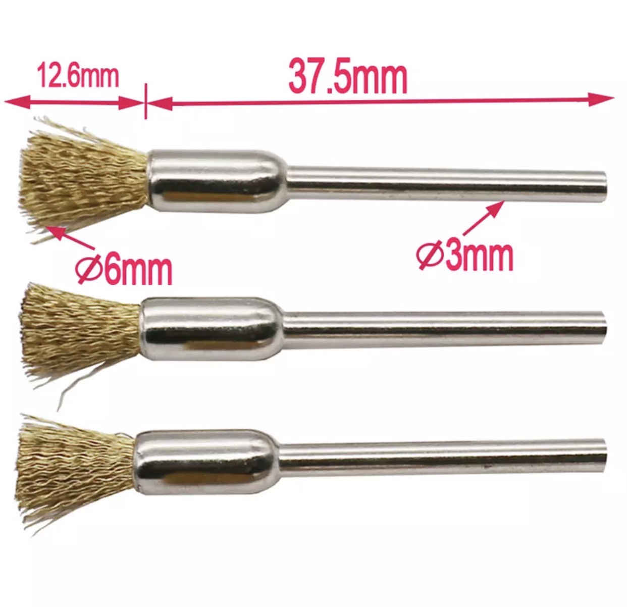 Chổi Đánh Rỉ Sắt Lông Ngựa 3 Mm.
