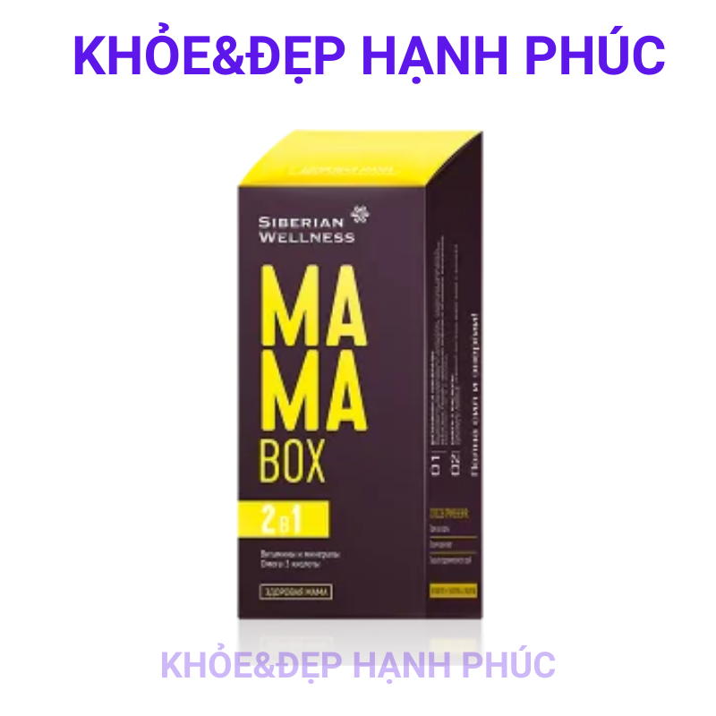 [Hỗ trợ bà bầu] Thực phẩm bảo vệ sức khỏe MAMA BOX – 30 túi