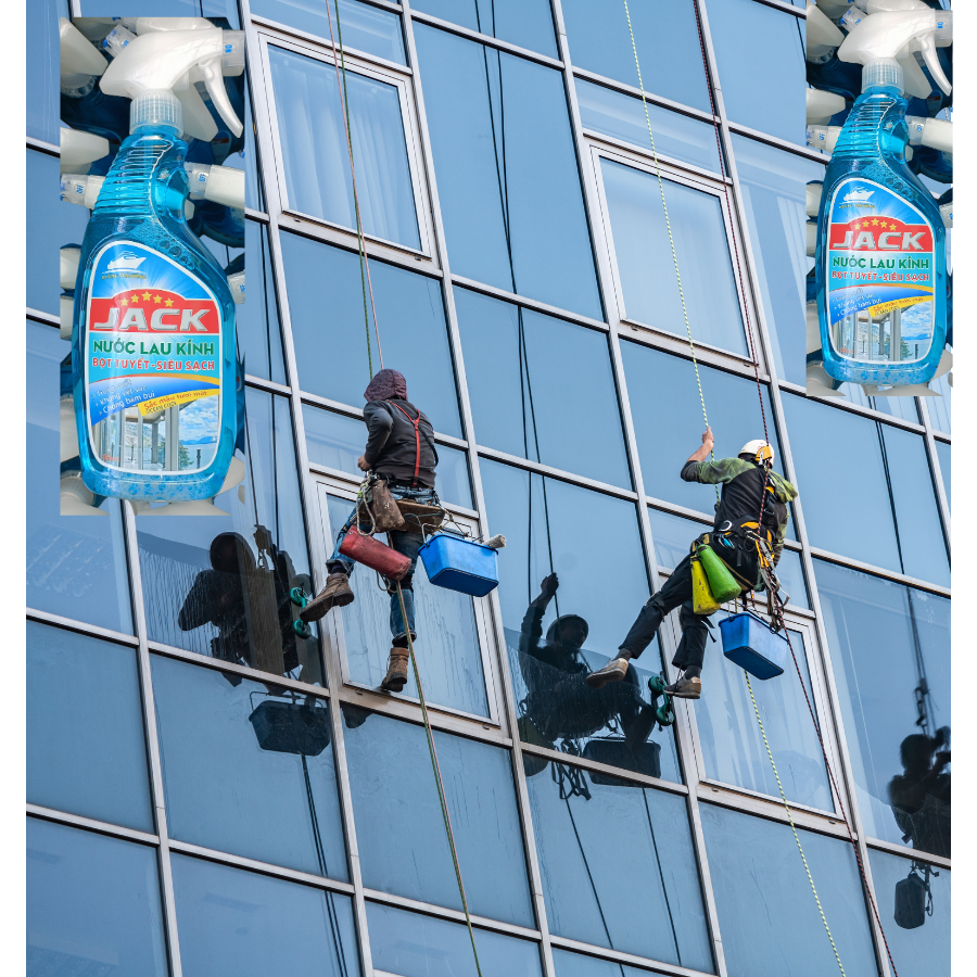 Nước lau kính HOME CLEAN đa năng - Chai 650ml - Sạch thơm an toàn