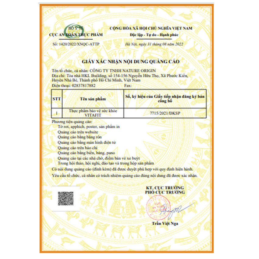 Vitafit – Hỗ Trợ Giảm Béo (Hộp 20 Viên Sủi) Yes Pharmacy