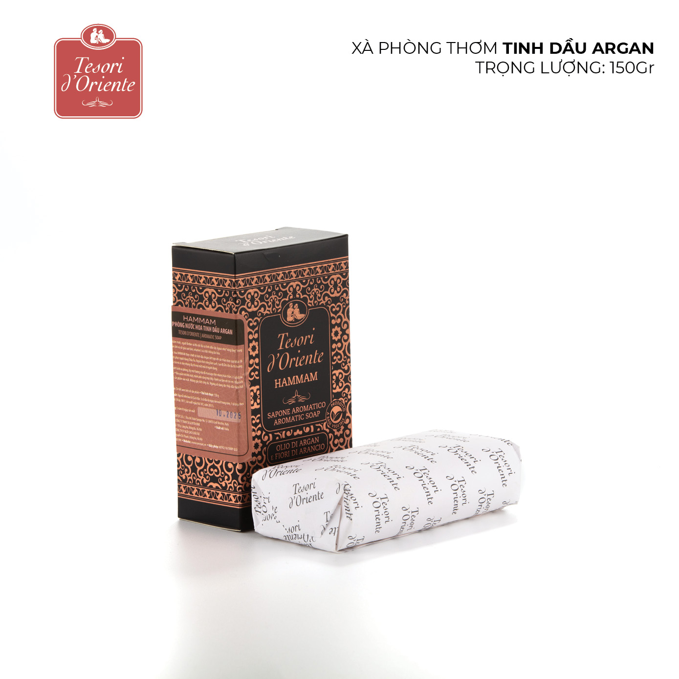 Xà phòng Tesori d'Oriente Tinh dầu Argan 150gr