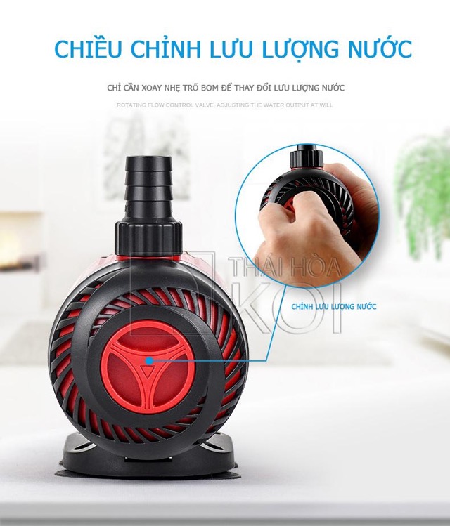 Máy Bơm Bể Cá Baoyu BYB-800-1000-2000-3000-4000-5000-6000 (Siêu êm, tiết kiệm điện)