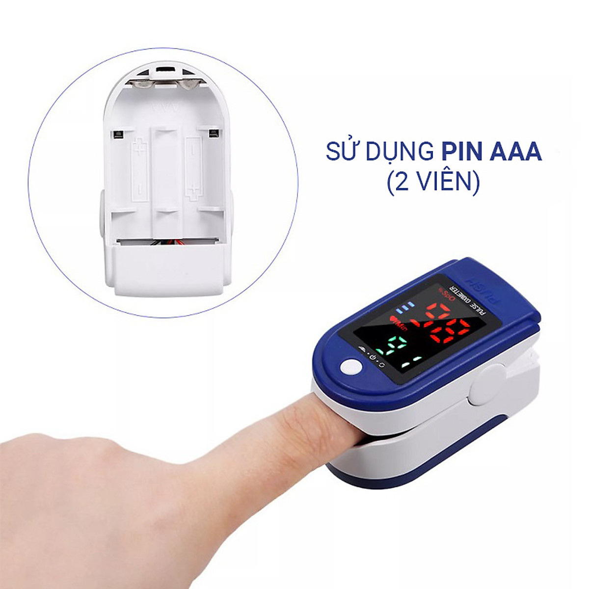 Máy đo nhịp tim và nồng độ oxy trong máu LK87