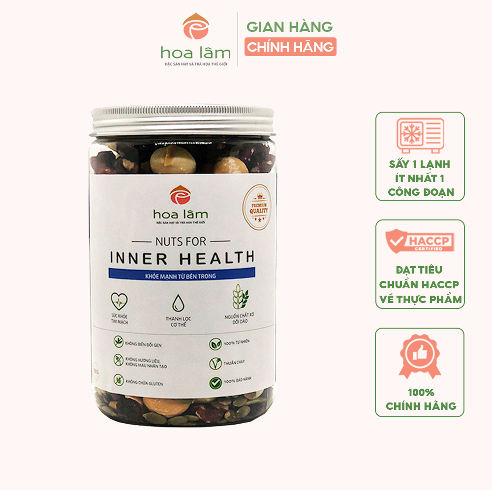 Hạt dinh dưỡng Hoa Lâm Nuts for Inner Health giúp thanh lọc cơ thể cho nam