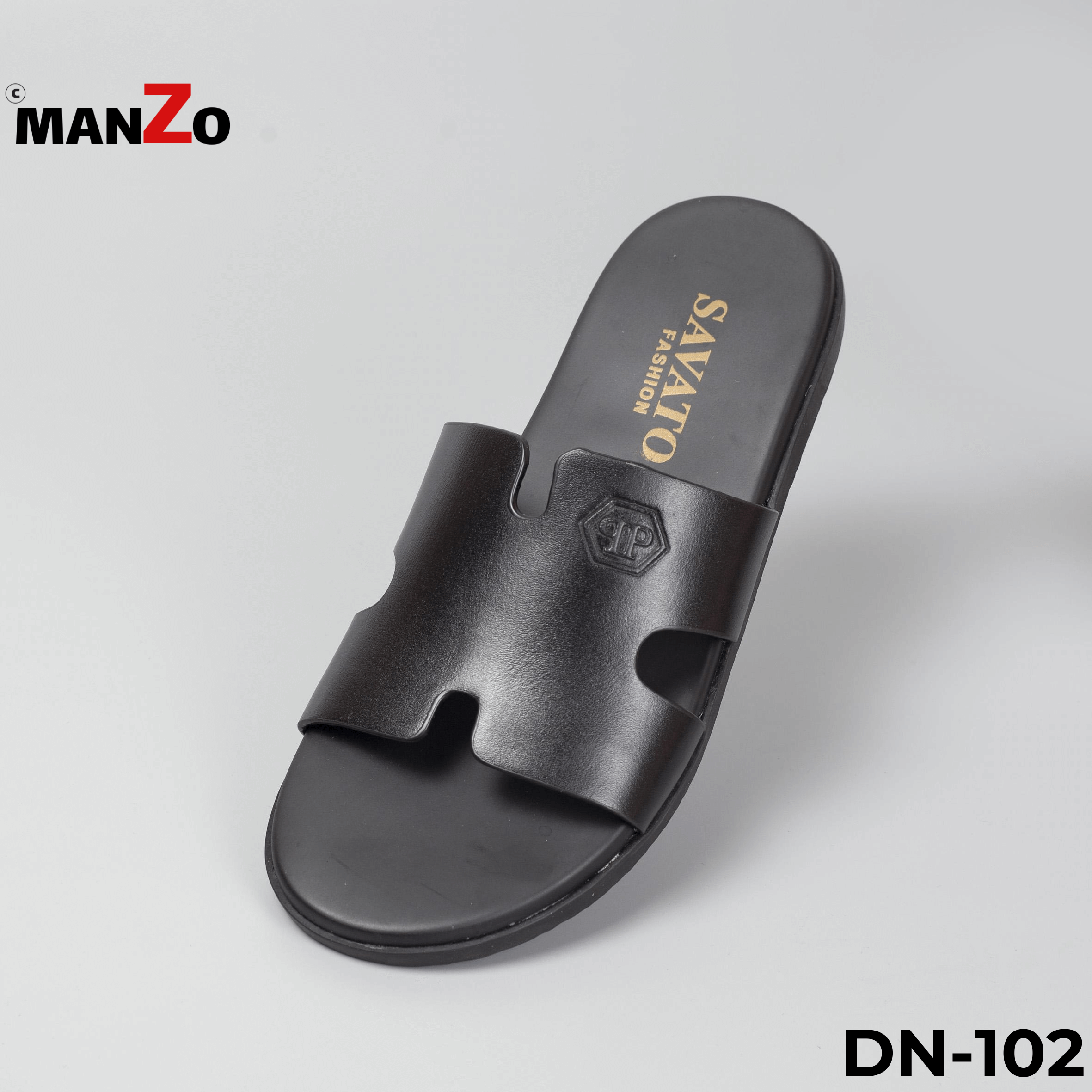 Dép nam da bò cao cấp - Manzo 102