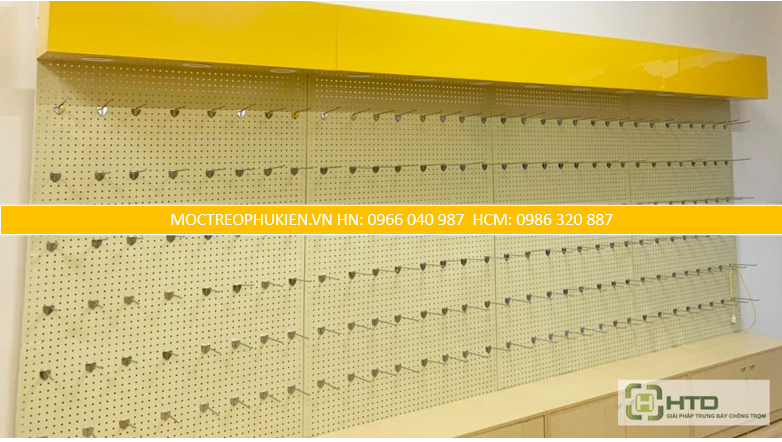 Móc treo phụ kiện đơn: MT-T009 (cài tấm lỗ)