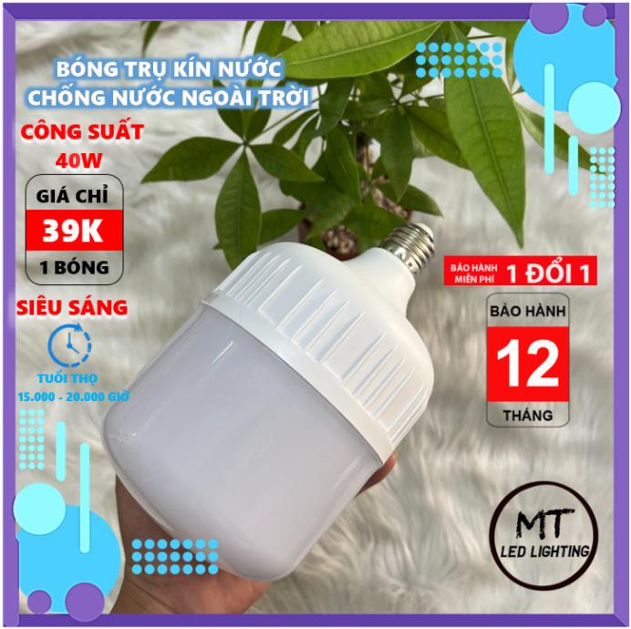 [GIAO HỎA TỐC] COMBO 4 CÁI BÓNG ĐÈN LED TRỤ 40W GIÁ SIÊU RẺ