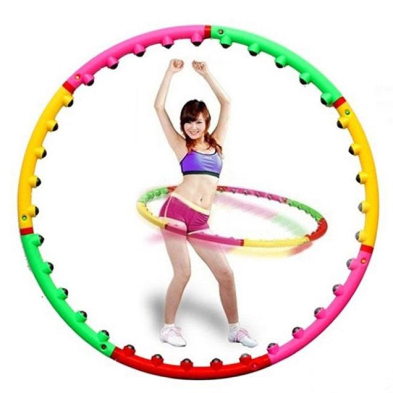 Vòng lắc giảm eo mỡ bụng Massage Hoop bằng nhựa loại tốt
