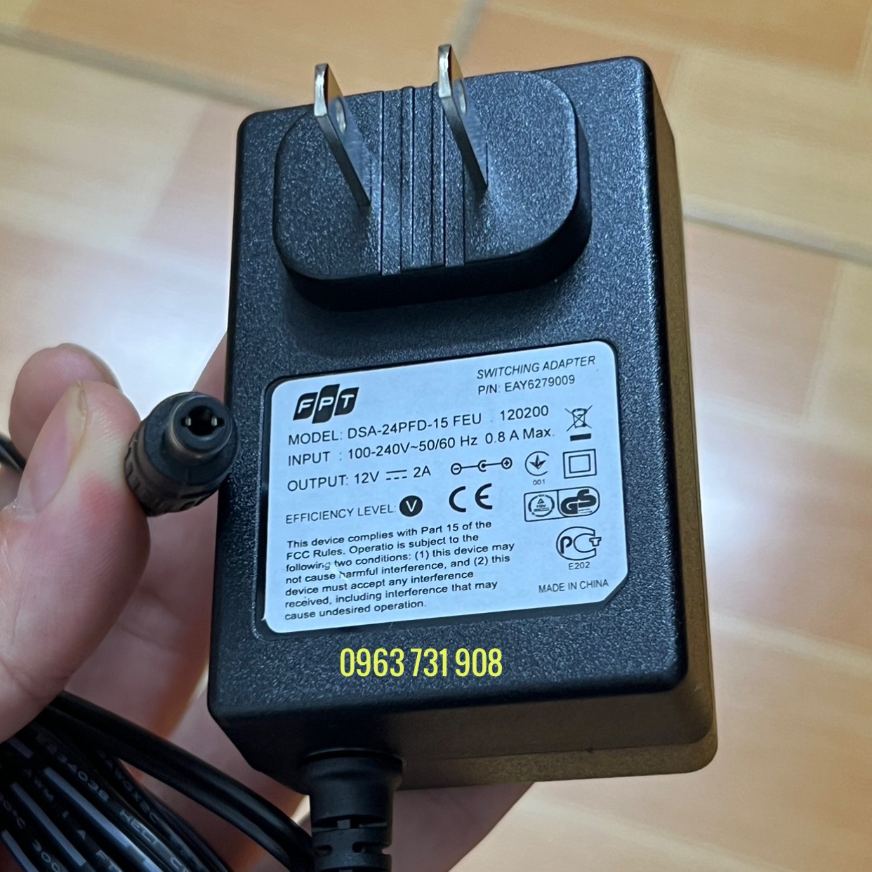 Adapter nguồn 12V 2A chính hãng