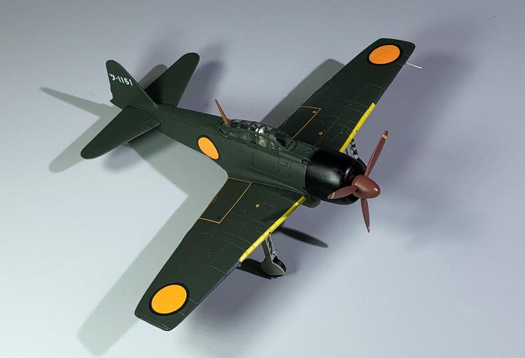 Mô hình máy bay WWII A6M3 Zero Fighter 1942 tỉ lệ 1:72