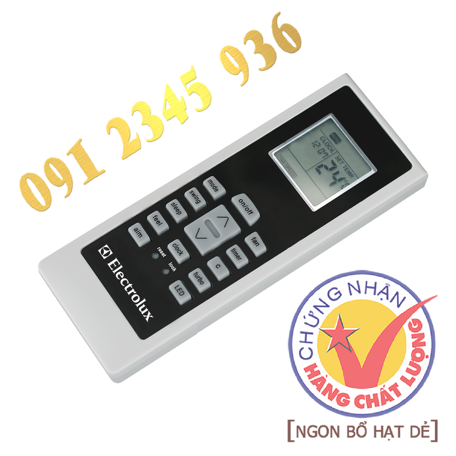 Điều khiển Electrolux [HÀNG ĐẸP] cho điều hòa. (Mẫu số 2)