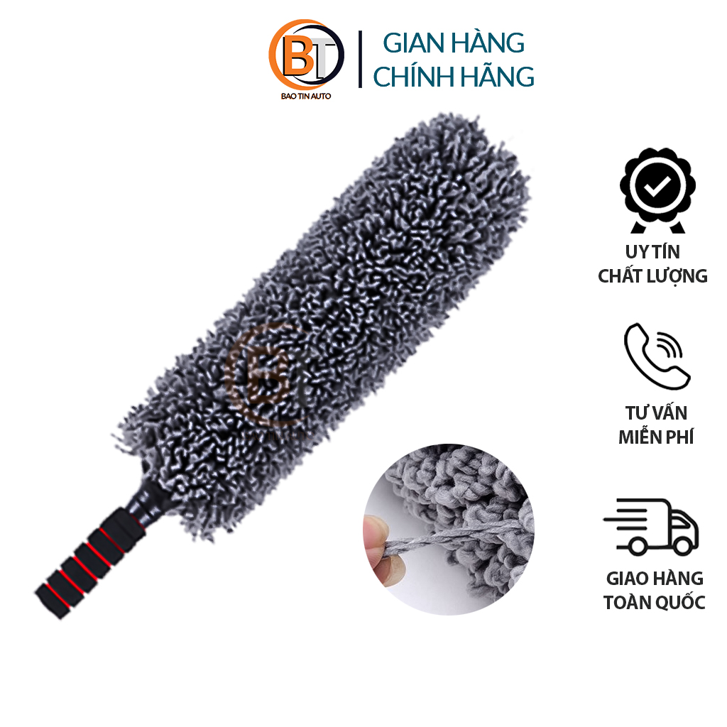 The flat cleaner uses premium synthetic polymer oil fiber, long metal handle, a cleaner for cleaning car interior, car, trucks and sofas in home space