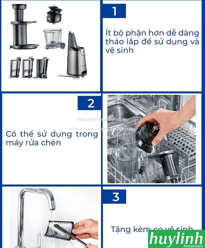 [Trả góp 0%]Máy ép trái cây chậm Severin ES3571