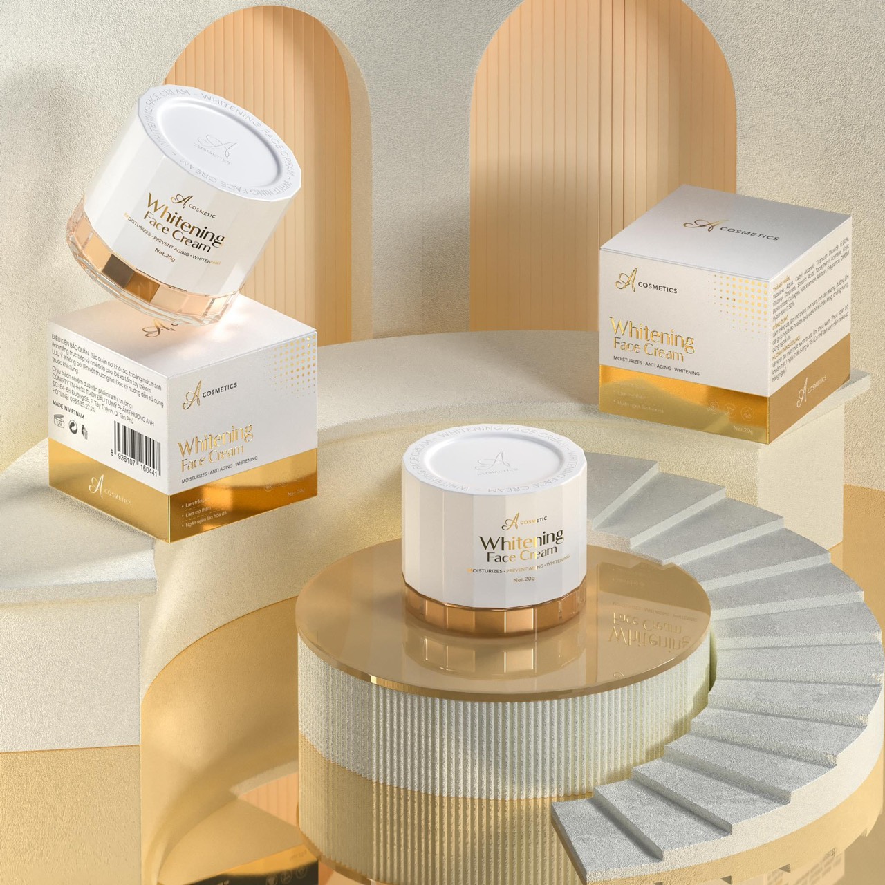 [HCM]KEM FACE PHÁP MẪU MỚI NHẤT ACOSMETICS 20g