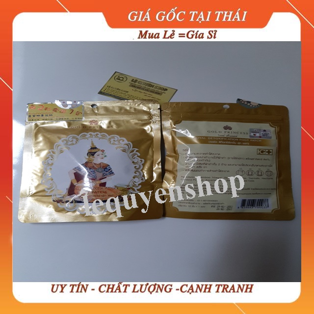 [HCM]Giải độc chânMiếng dán thải độc chân Gold Princess Royal