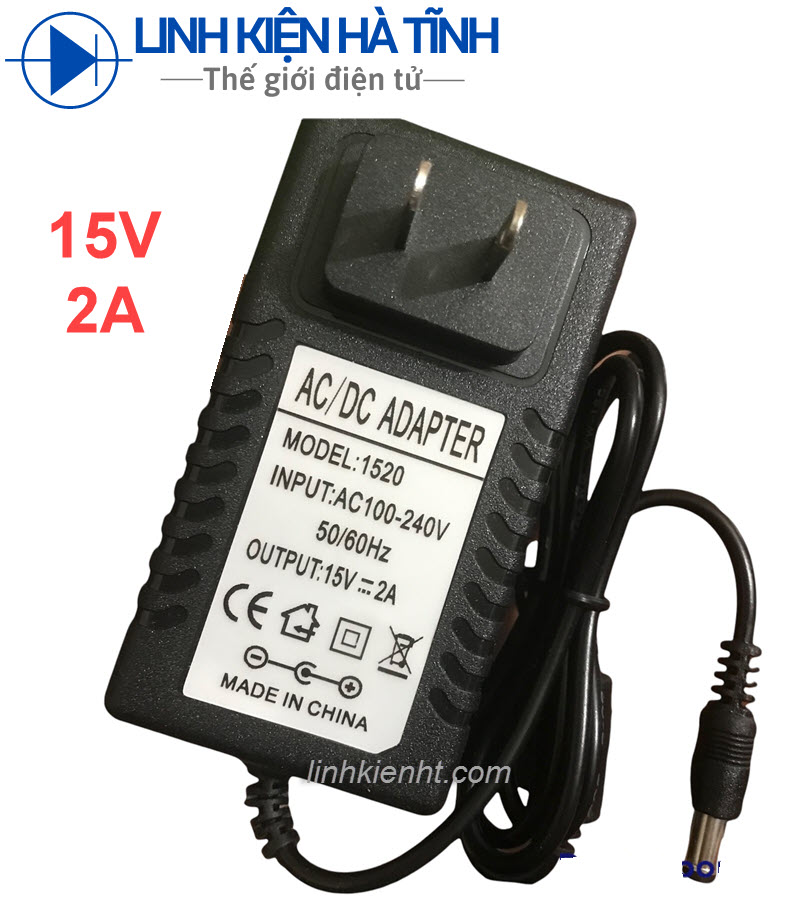 Nguồn sạc loa kéo 15V 2A nguồn adapter 15V 2A hàng chuẩn