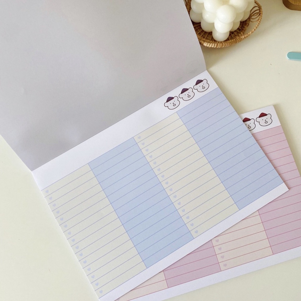 Giấy note ghi bài B5 khổ ngang