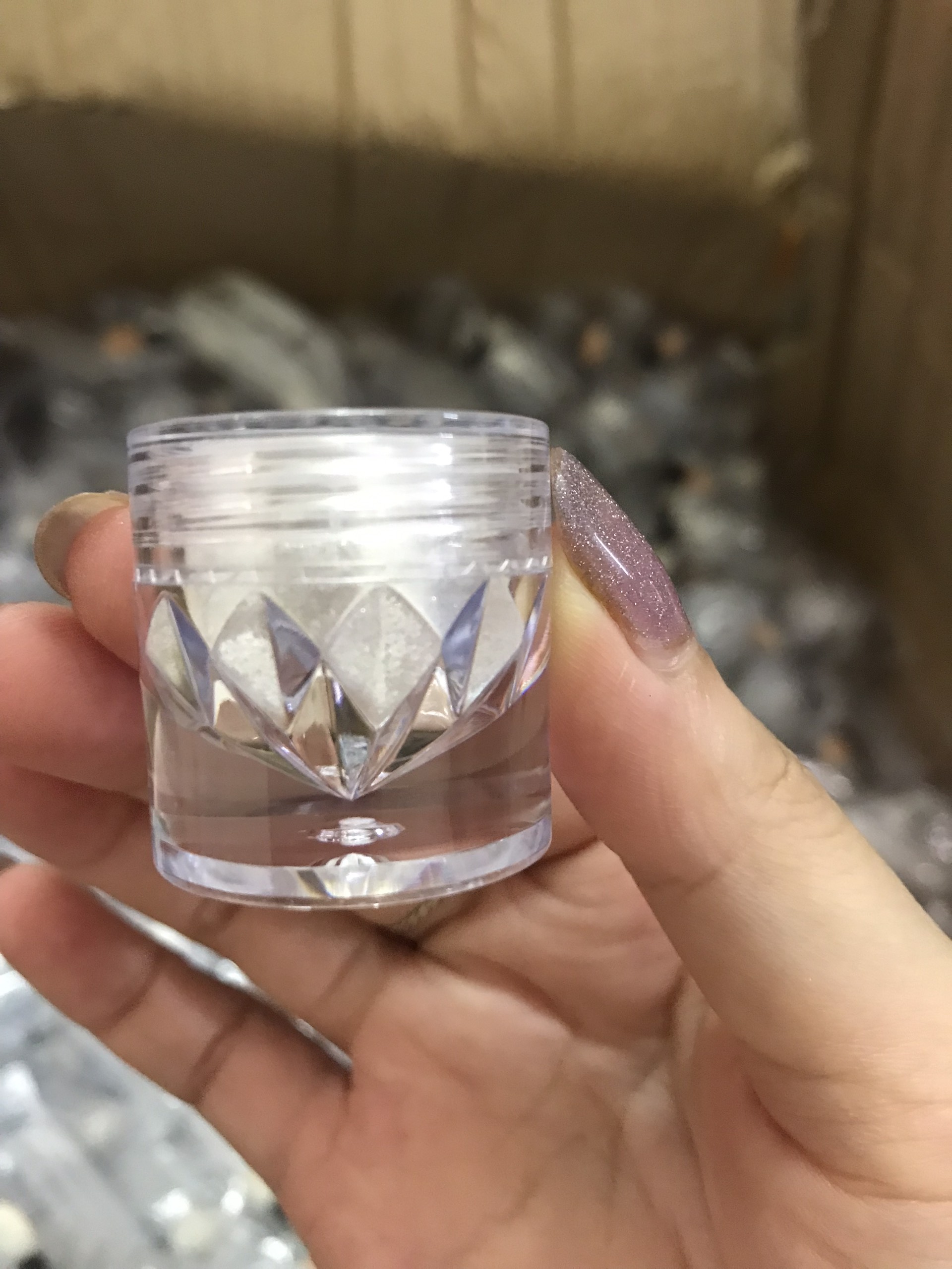 Tráng Gương Trắng trang trí móng tay nail- sinailmi