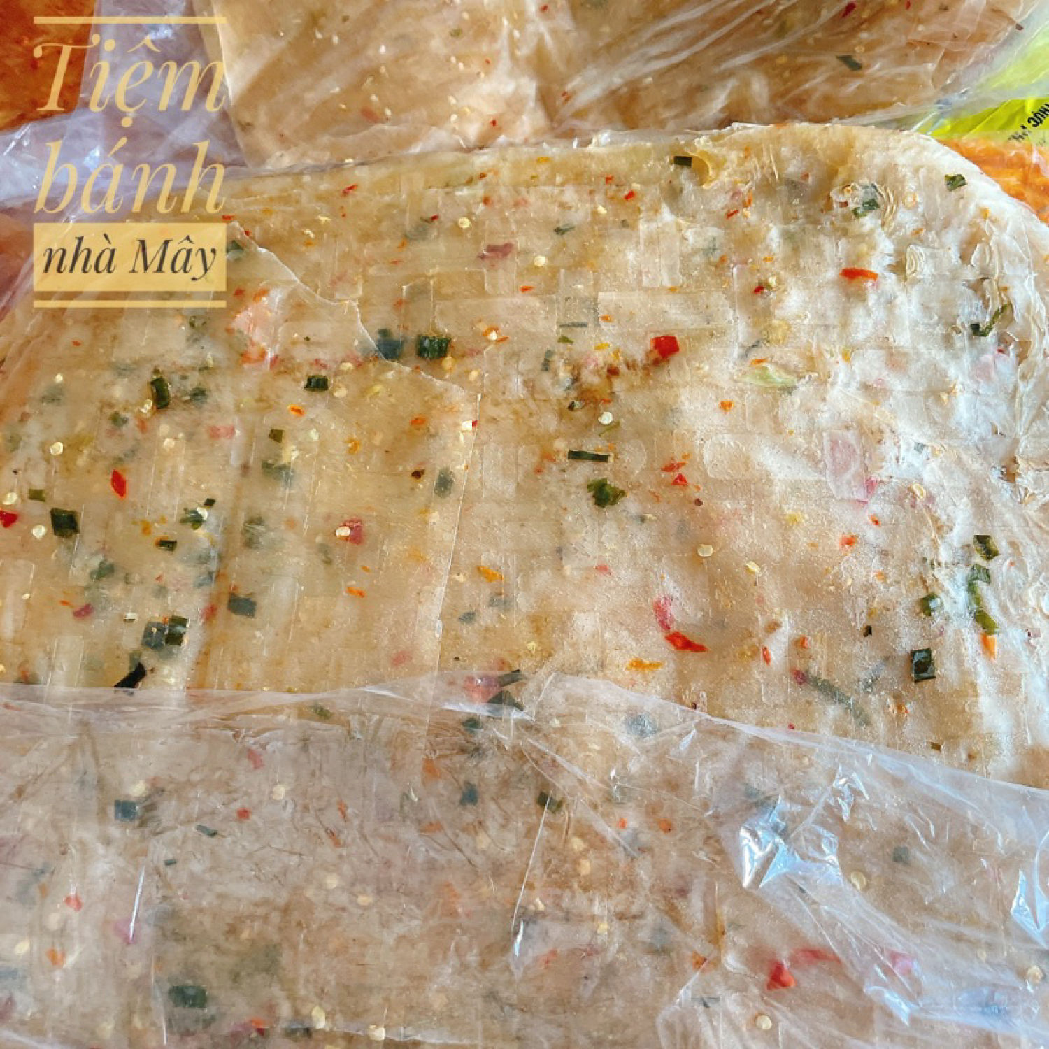 Bánh tráng DẺO HÀNH Phơi Sương lᴏại 1 bột gạo dẻo mềm (500G / 250G)